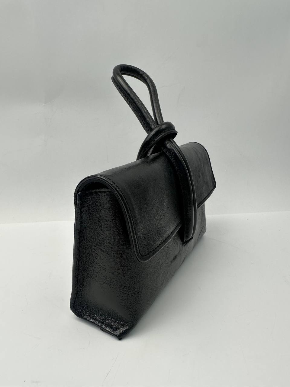 Sample Barletta Läderväska Shiny Svart /