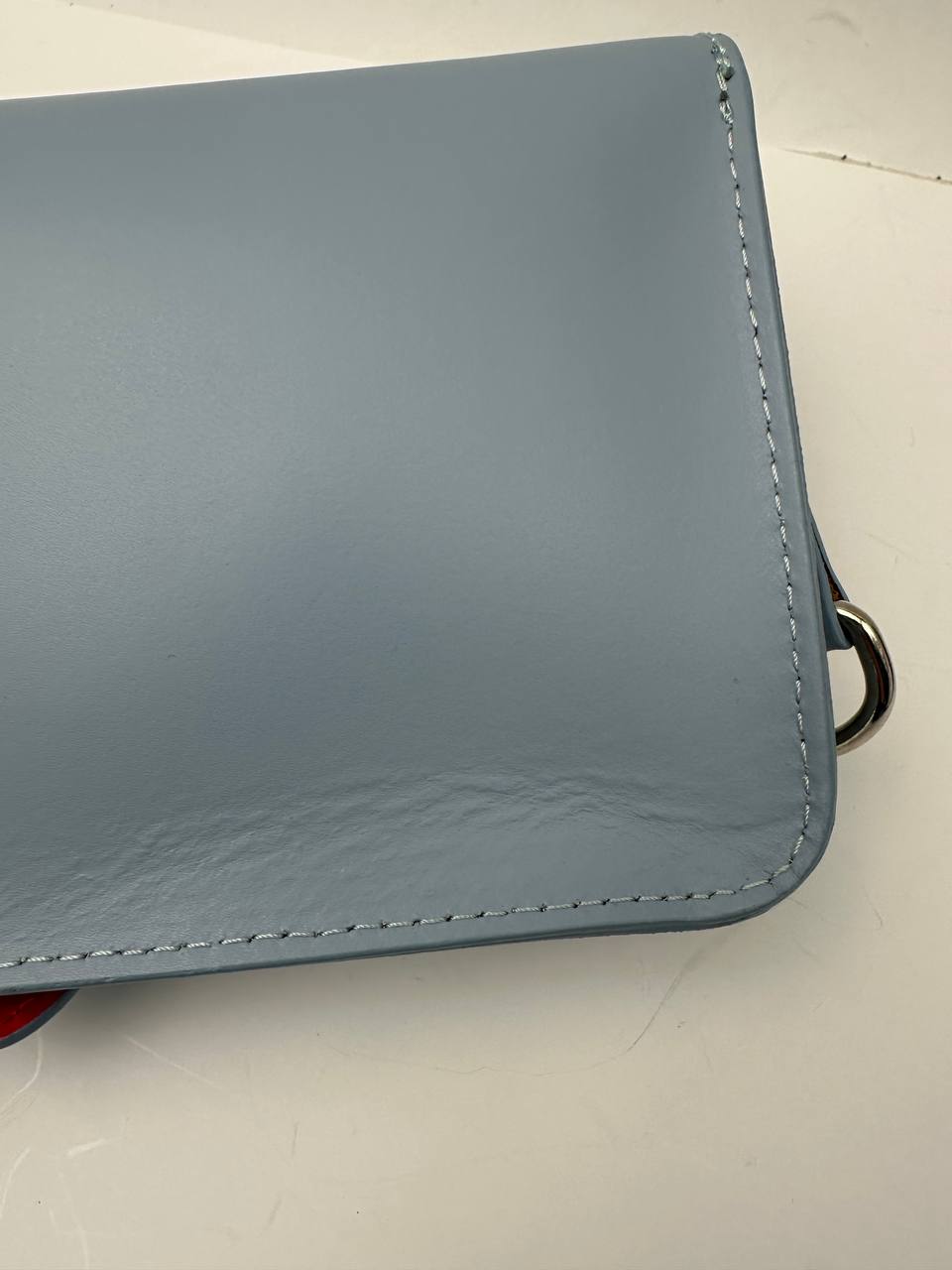 Sample Monza Läderväska Ljusblå /