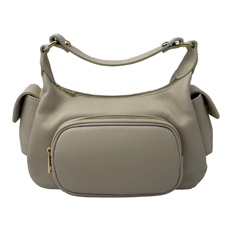 Sample Siena Läderväska Beige /