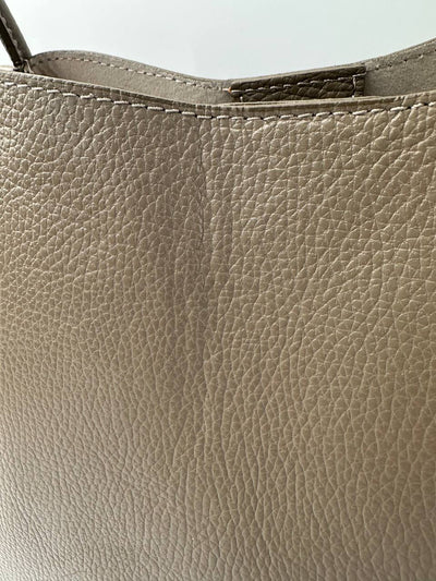 Sample Florence XL Läderväska Taupe /