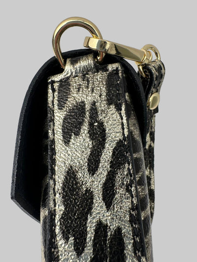 Sample Mini-kuvertväska i Läder Leopard /