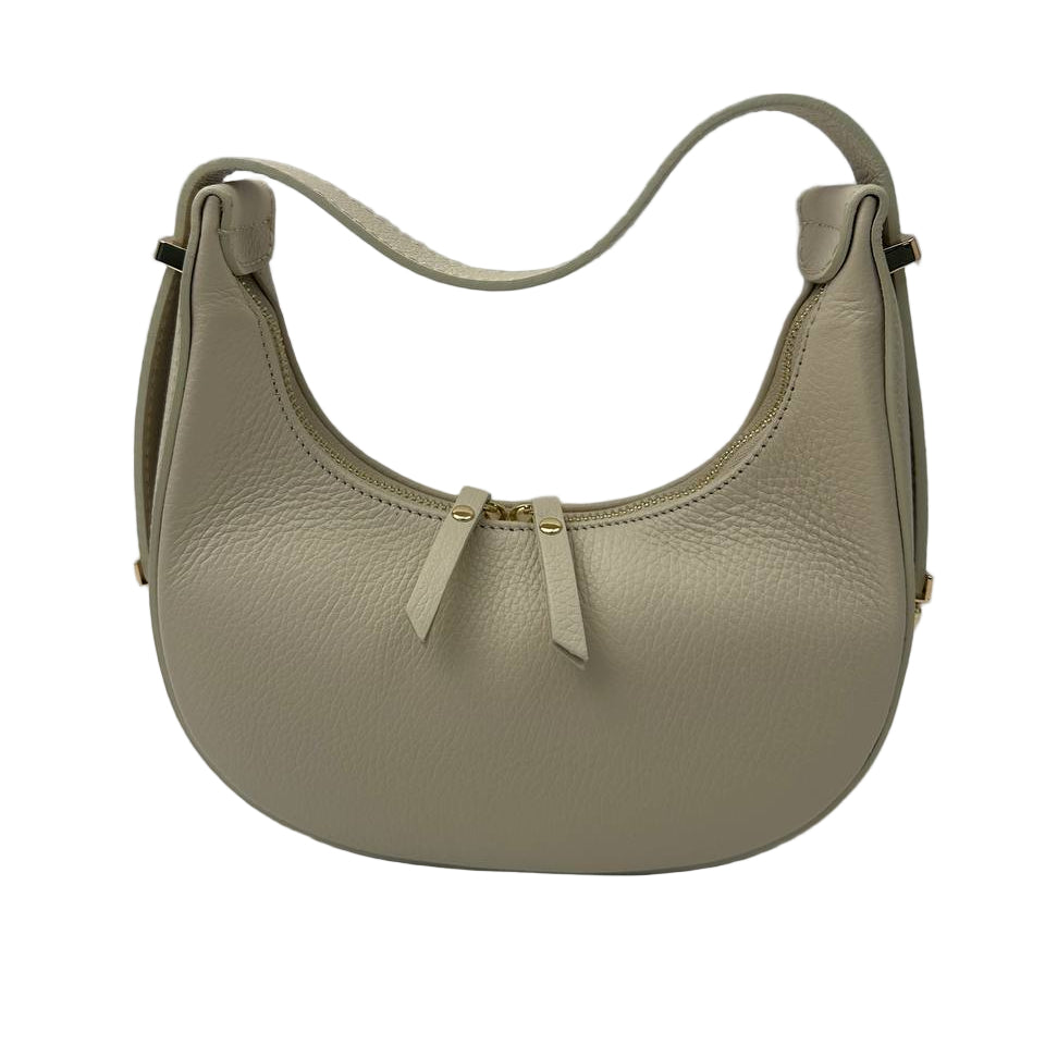 Sample Luna-mini Läderväska Beige /