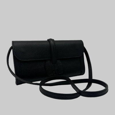 Sample Kuvertväska i Läder Svart /