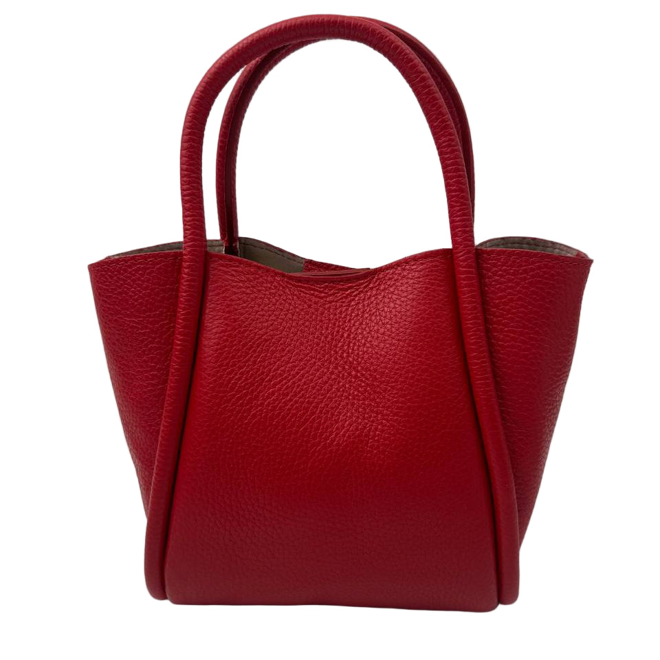 Sample Florence S Läderväska Röd /