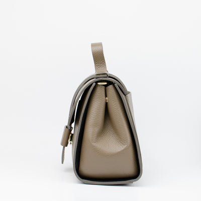 Leather bag "Parma", Taupe