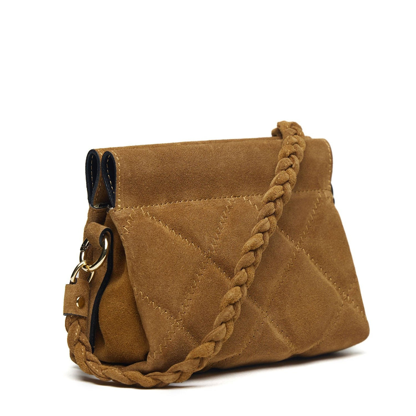 Bag "Sassari Suede Mini", Cognac