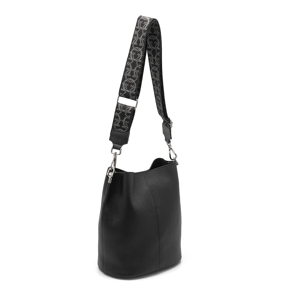 Leather bag "Ravenna", Black