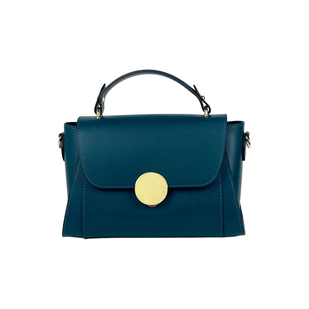 Leather bag "Forti", Blue