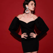 Figursydd miniklänning "Little", Svart - Latalia.se