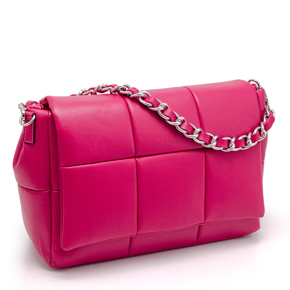 Leather bag "Spice" Large, Pink