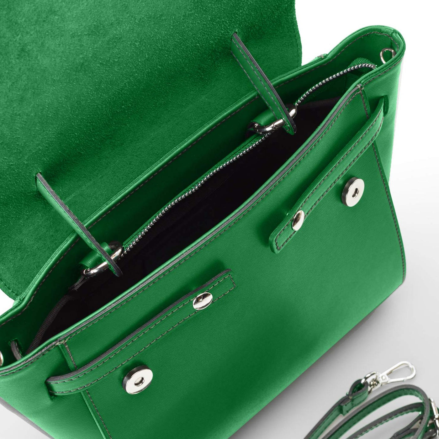 Leather bag "Arezzo", Light green