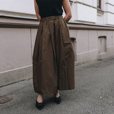 Long skirt in cotton