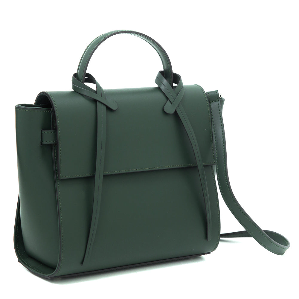 Leather bag "Arezzo", Green