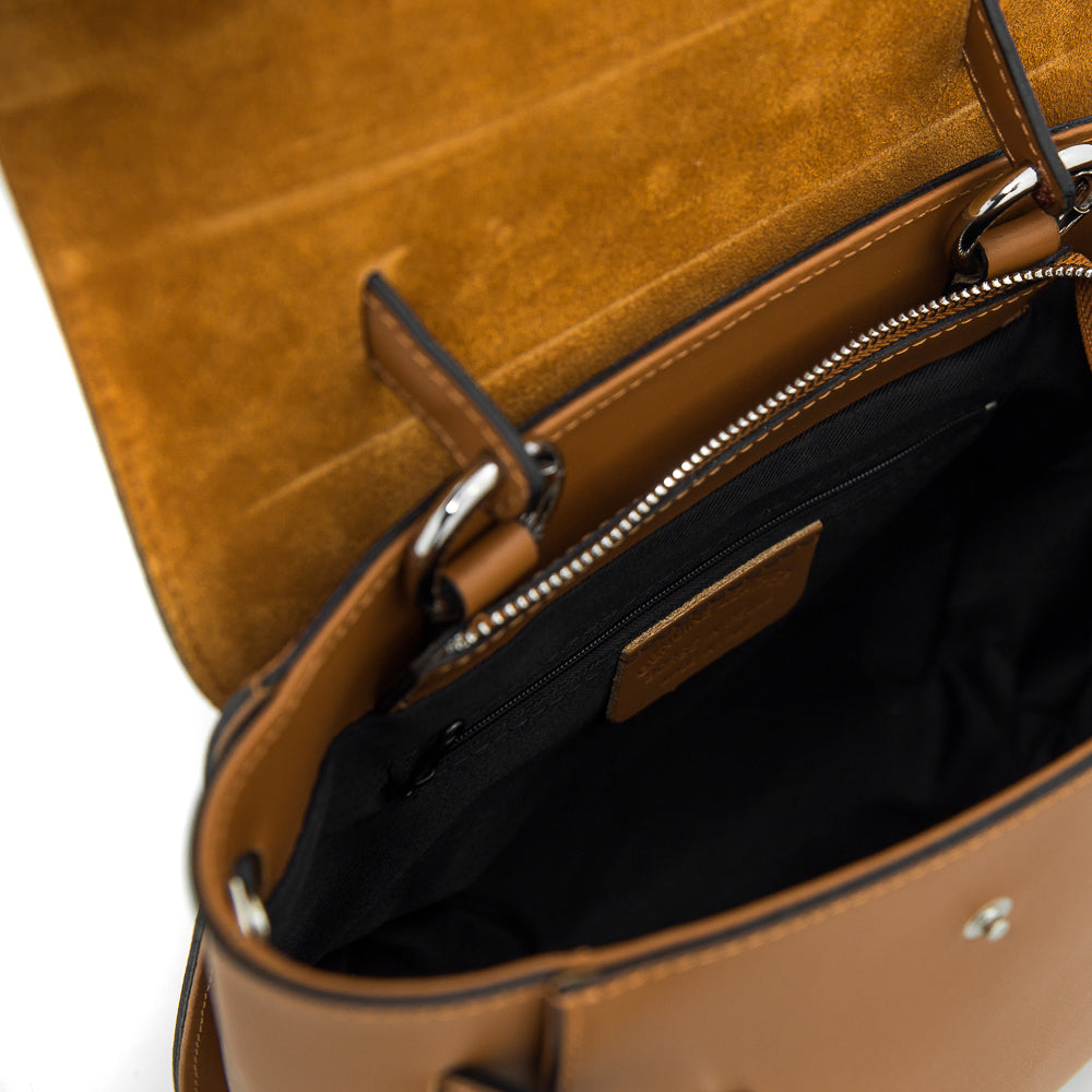Leather bag "Arezzo", Brown