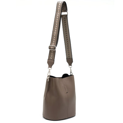 Leather bag "Ravenna", Taupe