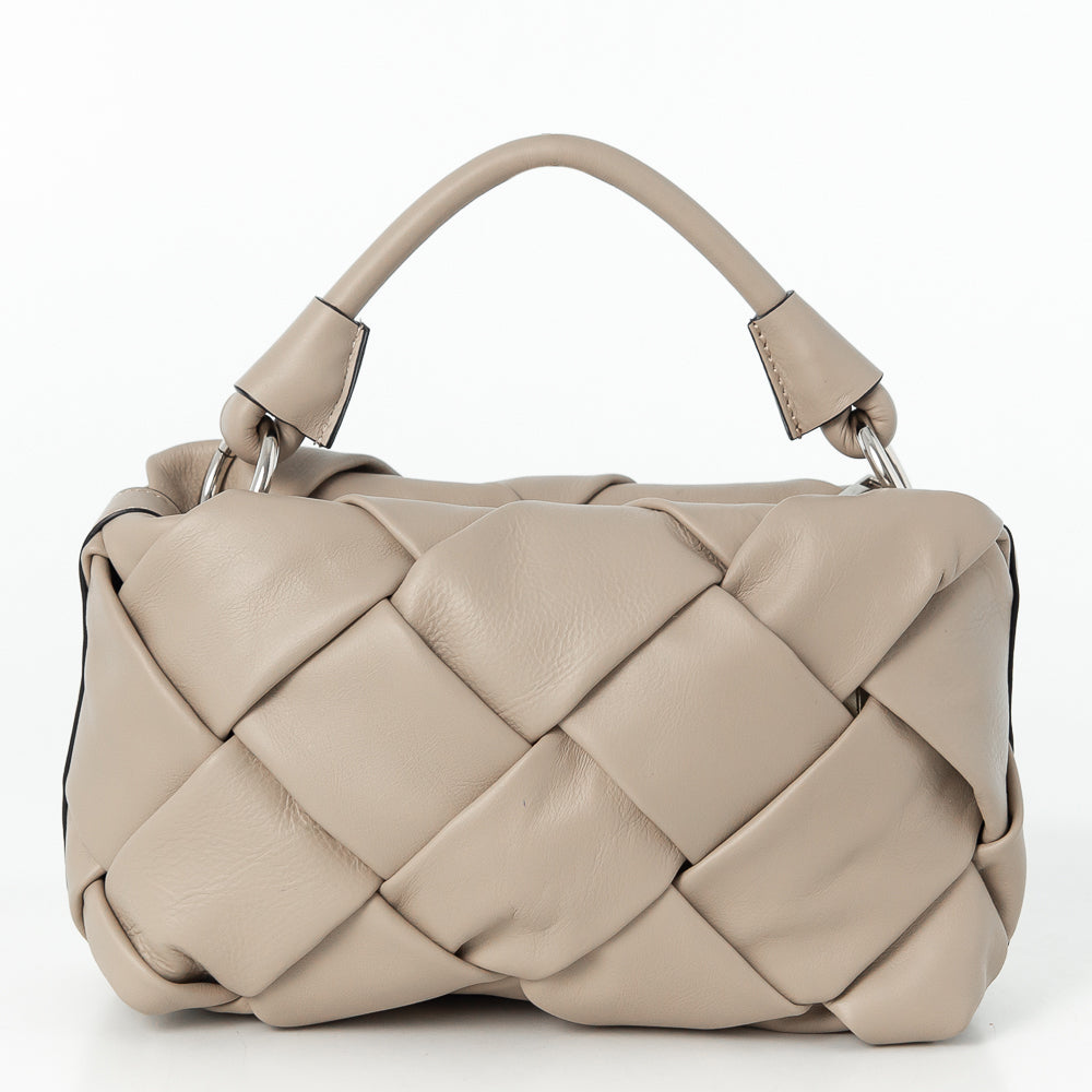 Skinnväska "Roma", Beige - Latalia.se