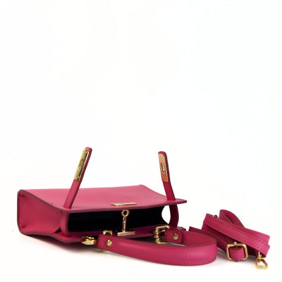 Leather bag "Latina", Pink