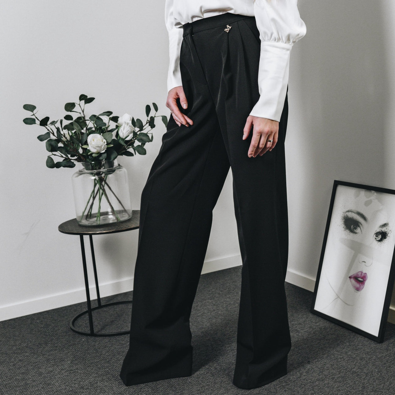 Vida byxor "Dolly", Svarta - Latalia.se