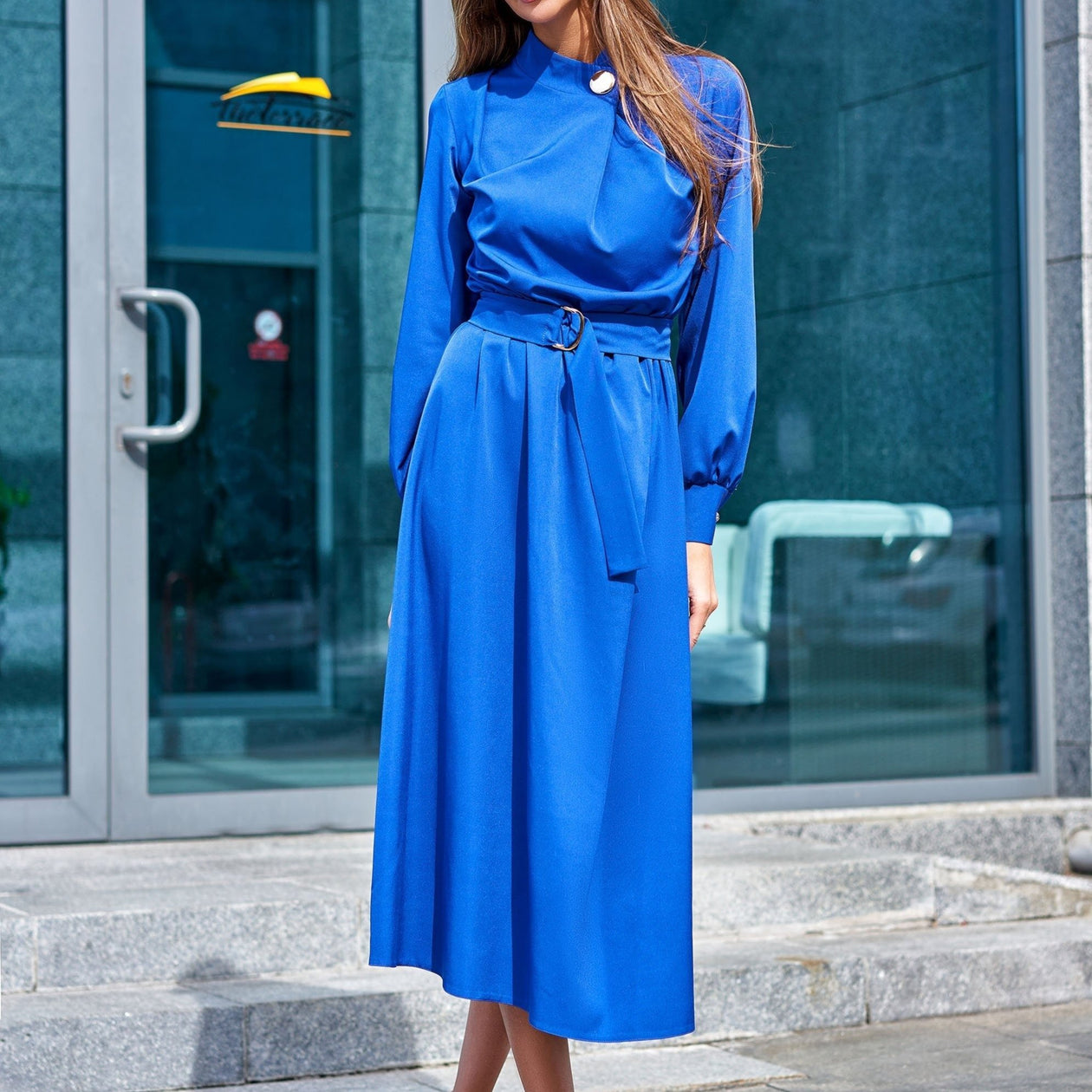 Klänning "Sandra", Blå - Latalia.se