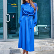 Klänning "Sandra", Blå - Latalia.se