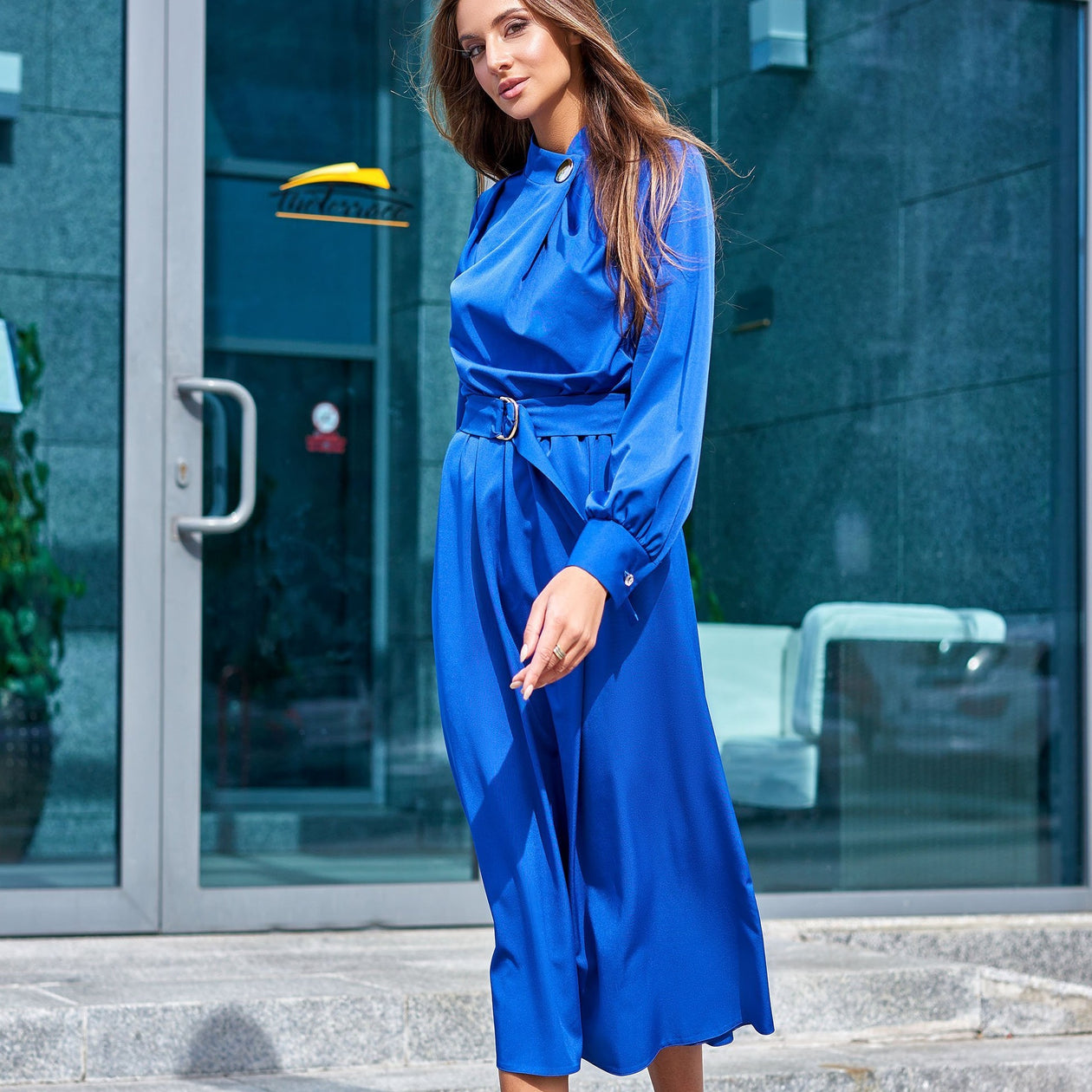 Klänning "Sandra", Blå - Latalia.se