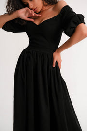 Klänning "Leelegance" i manchester, Svart - Latalia.se