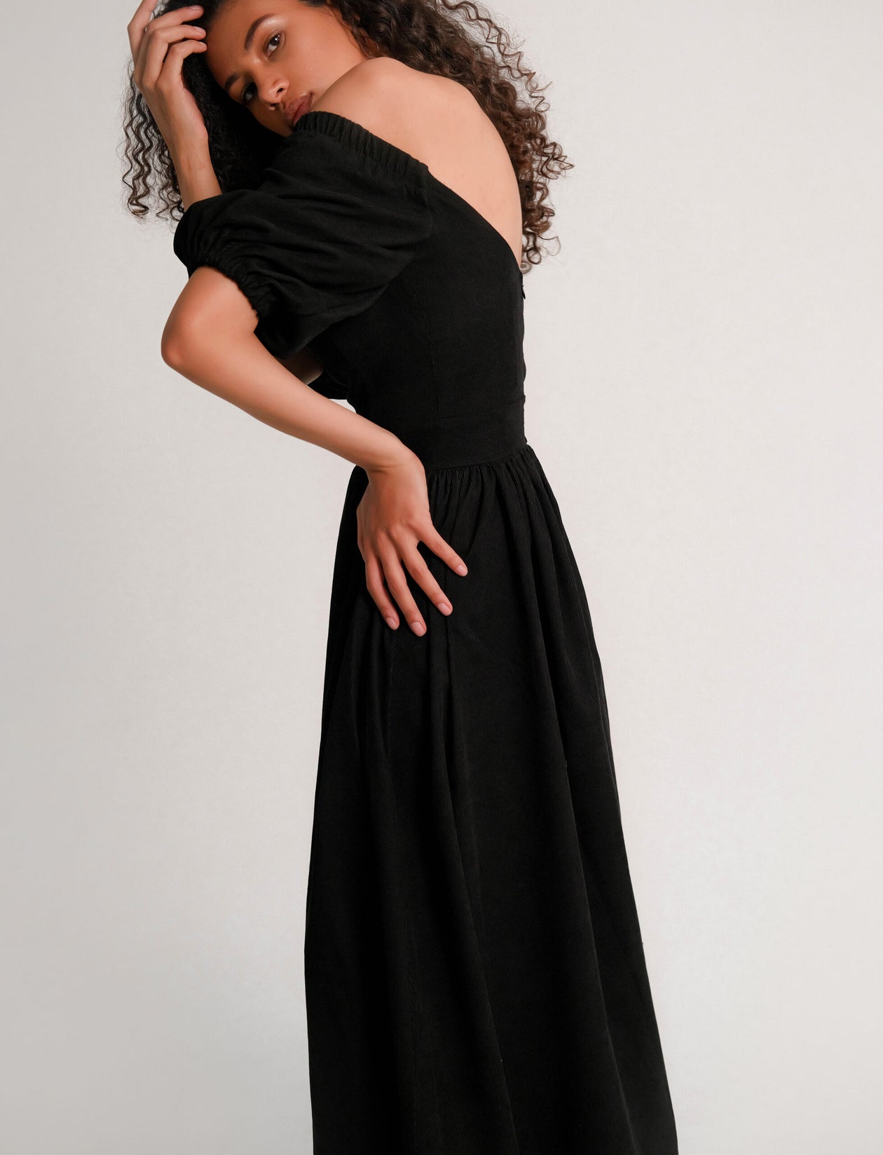 Klänning "Leelegance" i manchester, Svart - Latalia.se