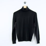 Set med ärmlös skinnklänning och polotröja, Svart - Latalia.se